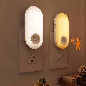 Nl628b Dawnrise Night Lights Plug Into Wall Motion Sensor Light In Indoo