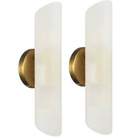 Daycent 712885410651 Modern Gold Bathroom Vanity Light Brass Wall Sconces Set Of 2 Cylinde