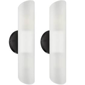 Dz-b3200bu-bk-m-2 Daycent Modern Farmhouse Black Bathroom Light Fixtures Wall Sconces Set Of Tw