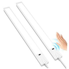 Ss-cgd-3c-16in-2p-us Dc 16 Inch Under Cabinet Lights With Hand Wave Counter Light 2 Pack