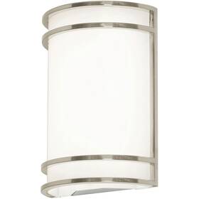 Mon071009l30enbn Decovio Montauk Led 7 Inch Brushed Nickel Ada Sconce Wall Light