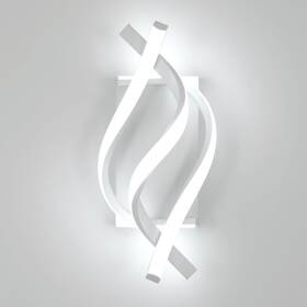 B30879005-w Delipop Spiral Modern Led Wall Lamp Sconce - 6500k Cool White Indoor Lighting