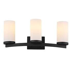 589150-blk Design House 044321023447 Desta Transitional Indoor 3-light Vanity Light With C