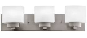 578005 Design House Dove Creek 3 Light 24 Inch W Vanity Dimmable - Satin Nickel