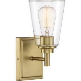 95701-bg Designers Fountain 046335101173 Westin 1-light Wall Sconce Brushed Gold