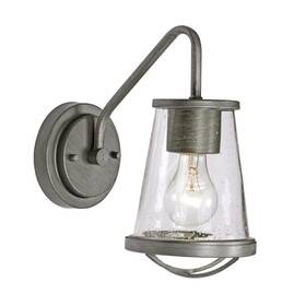 87001-wi Designers Fountain 046335996069 Darby 1-light Wall Sconce Weathered Iron
