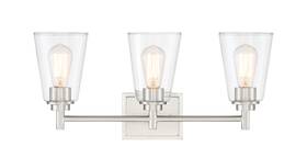 95703-sp Designers Fountain 95703 Westin 3 Light 23 Inch W Bathroom Vanity - Satin Platinum 95703-sp Designers Fountain 95703 Westin 3 Light 23 Inch W Bathroom Vanity - Satin Platinum