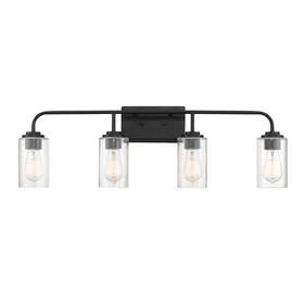 96404-mb Designers Fountain 4lights Logan Vanity Light Fixture 32 Inch Wall Mount Sconce For Bathroom B