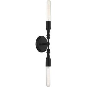 D231m-ws-mb Designers Fountain Louise 2 Light Wall Sconce Matte Black