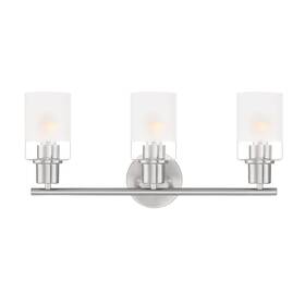 D236m-3b-bn Designers Fountain Cedar Lane 3-light Bathroom Vanity Light Fixture Brushed Nickel