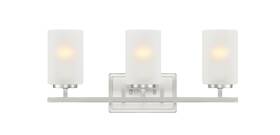 D239m-3b-bn Designers Fountain D239m-3b Carmine 3 Light 21 Inch W Bathroom Vanity - Nickel D239m-3b-bn Designers Fountain D239m-3b Carmine 3 Light 21 Inch W Bathroom Vanity - Nickel