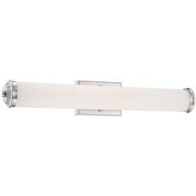 Led68304-sp Designers Fountain Geneva Bathroom Vanity Light Satin Platinum