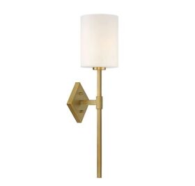 9-0902-1-322 Destin 1-light Wall Sconce In Warm Brass By Savoy House 9-0902-1-322 Destin 1-light Wall Sconce In Warm Brass By Savoy House