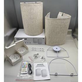 Led0025-2 Dexnump Rechargeable Wall Sconce Set Of 2 1000mah Wireless Picture Light Lamp Read