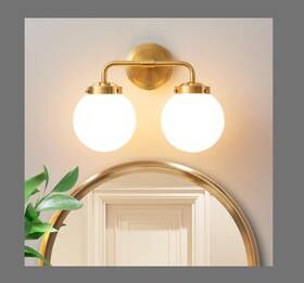 1758 Deyidn Bathroom Vanity Light Fixtures Over Mirror Modern Brass Gold 2 Lights Wall S