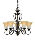 Dh5005pn Quoizel Duchess Chandelier Palladian Bronze 611728104620