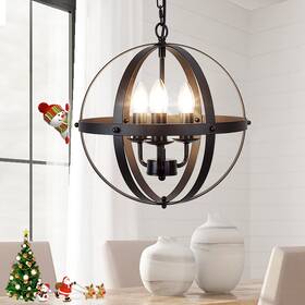 Ws-fnd1-40b Dinglilighting Dllt Vintage Pendant Hanging Light Fixtures Flush Mount Ceiling Chandelier L