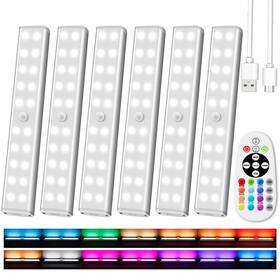Uf14 Diomart Under Cabinet Lighting Wireless With Remote 48 Led Rechargeable Cabine