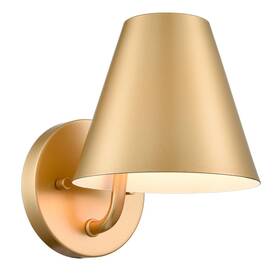 T3307bu-j Diryzon Modern Brass Wall Sconce Lightmetal Barn Lights For Living Room