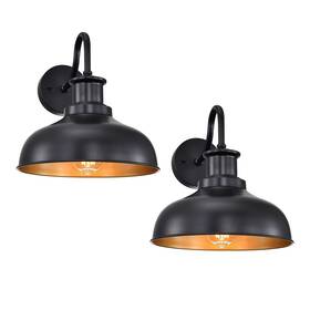 Rz007-2bk Diyel Outdoor Gooseneck Barn Lights Farmhouse Wall Sconces Rustic Exterio