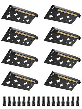 Sl8p-w Doreio 5w Retaining Wall Lights 7 Inch Led Hardscape Lighting Low Voltage Landscape