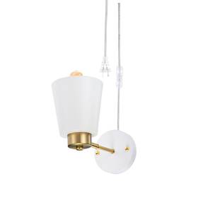 Duefixing 617662766108 2 Pack Plug In Wall Sconces With Plug-in Cord On/off Switch White Duefixing 617662766108 2 Pack Plug In Wall Sconces With Plug-in Cord On/off Switch White