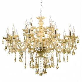Dn-gys-15h Durahonn Luxury K9 Crystal Chandelier 15 Light Modern Cognac Ceiling Chandeli