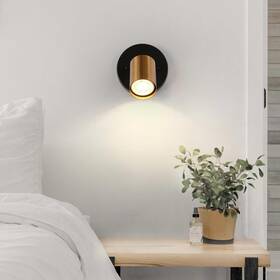 Durent Lighting 739406525458 Black And Gold Wall Sconces Small Lights For Bedroom Bathroom