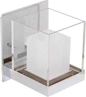 Dvp3902ch-op Dvi Lighting Wall Sconce With Opal Glass Shades Chrome Finish