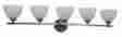 Dvp9355orb-wl Dvi Lighting Bathroom Vanity With White Linen Glass Shades Oil