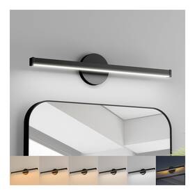 Mlv231-l10k9027 E Energetic Lighting 5cct Rotatable Vanity With Night Light 15w Black Bathroom