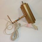 E127381 Underwriters Laboratory Picture Light Lamp Matte Gold Electric Cord Watt