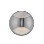 E20542-sn Wink Tall Integrated Led Wall Sconce With Metal Shade Ada