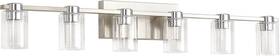 B142-100-36-sb Eatich 6-light Brushed Nickel Vanity Light -