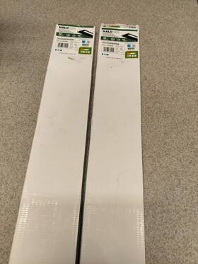 Hu1024d930mb Eaton 080083641611 Set Of 2 Halo Led Under Cabinet Counter Lighting 24 Inch Black 3000k