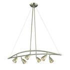 Ec9087sba Hampton Bay Brushed Steel Chandelier With Spotlights 0008938600736