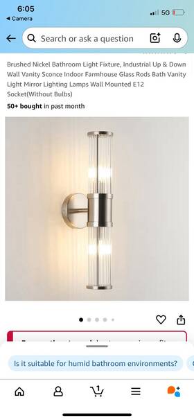 1631 Ecobrt Lighting Solution Vanity Light Brushed Bronze/glass Shade E12 Model 1631 Ecobrt Lighting Solution Vanity Light Brushed Bronze/glass Shade E12 Model