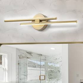 Edis38108gd60 Edislive Dimmable Modern Led Vanity Light 23.6 Inch Gold-linear-cool