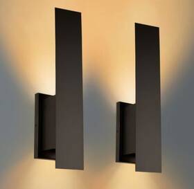 B0dblz7vyx Edwarmlux Indoor Wall Sconces Modern Lights Up And Down Mount 2-light Dimmable