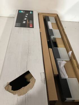203964a Eglo Vente 4-light Matte Black Integrated Led Vanity Light Frosted Glass