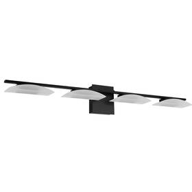 204047a Eglo Matrass 3 4-light Led Vanity Light In Matte Black 204047a Eglo Matrass 3 4-light Led Vanity Light In Matte Black