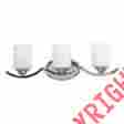 Ei8603c Quoizel Bath Fixture Plsh Chrme 3l Wall Lights New 611728116128