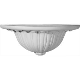 Sco12x06x04as Ekena Millwork 849014012650 Ashton Wall Sconces 12 1/2 Inch W X 6 1/4 D 4 7/8 H