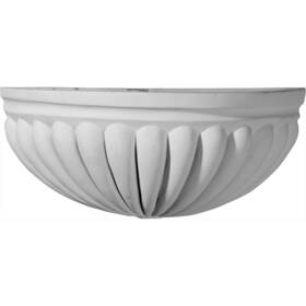 Sco14x06x06ba Ekena Millwork 849014012681 Basin Wall Sconces 14 1/8 Inch W X 6 7/8 D H