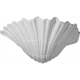 Sco11x07x06sh Ekena Millwork Shell Wall Sconces 11 3/8 Inch W X 7 1/8 D 6 5/8 H