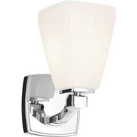 55214ch Elan Kichler Marant 1 Light Wall Sconce Chrome/cased Opal -