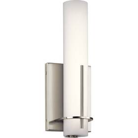 83757 Elan Lighting - Traverso 13 Inch 1 Led Wall Sconce-brushed Nickel Finish