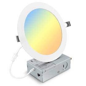 Ela-01 Elaruslux 7 Inch 3cct Ultra-thin Led Recessed Light With Junction Box 3000k/4500k/6000 Ela-01 Elaruslux 7 Inch 3cct Ultra-thin Led Recessed Light With Junction Box 3000k/4500k/6000