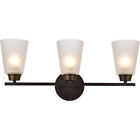 Elegant Light Wall Sconce Glass Shades Kitchen Bedroom Dining Or