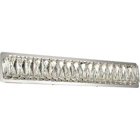 3502w24c Elegant Lighting Wall Sconce Vanity Light Fixture Chrome And Crystal Dining Room Bathroom 24 Inch 3502w24c Elegant Lighting Wall Sconce Vanity Light Fixture Chrome And Crystal Dining Room Bathroom 24 Inch